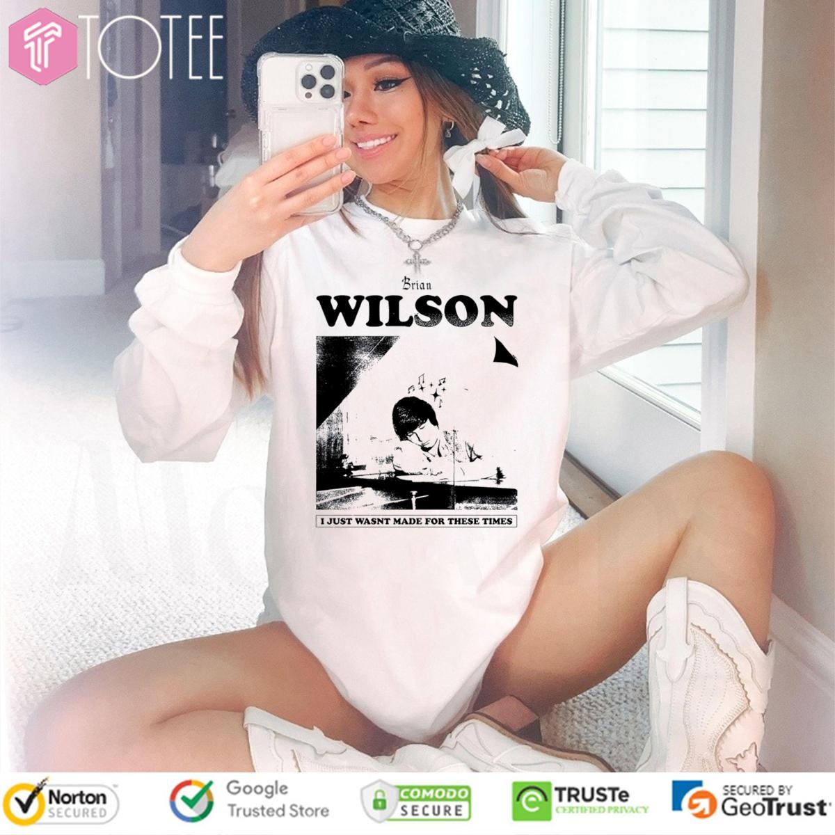 The Beach Boys Brian Wilson I Just Wasnt Made For These Times Long Sleeve
