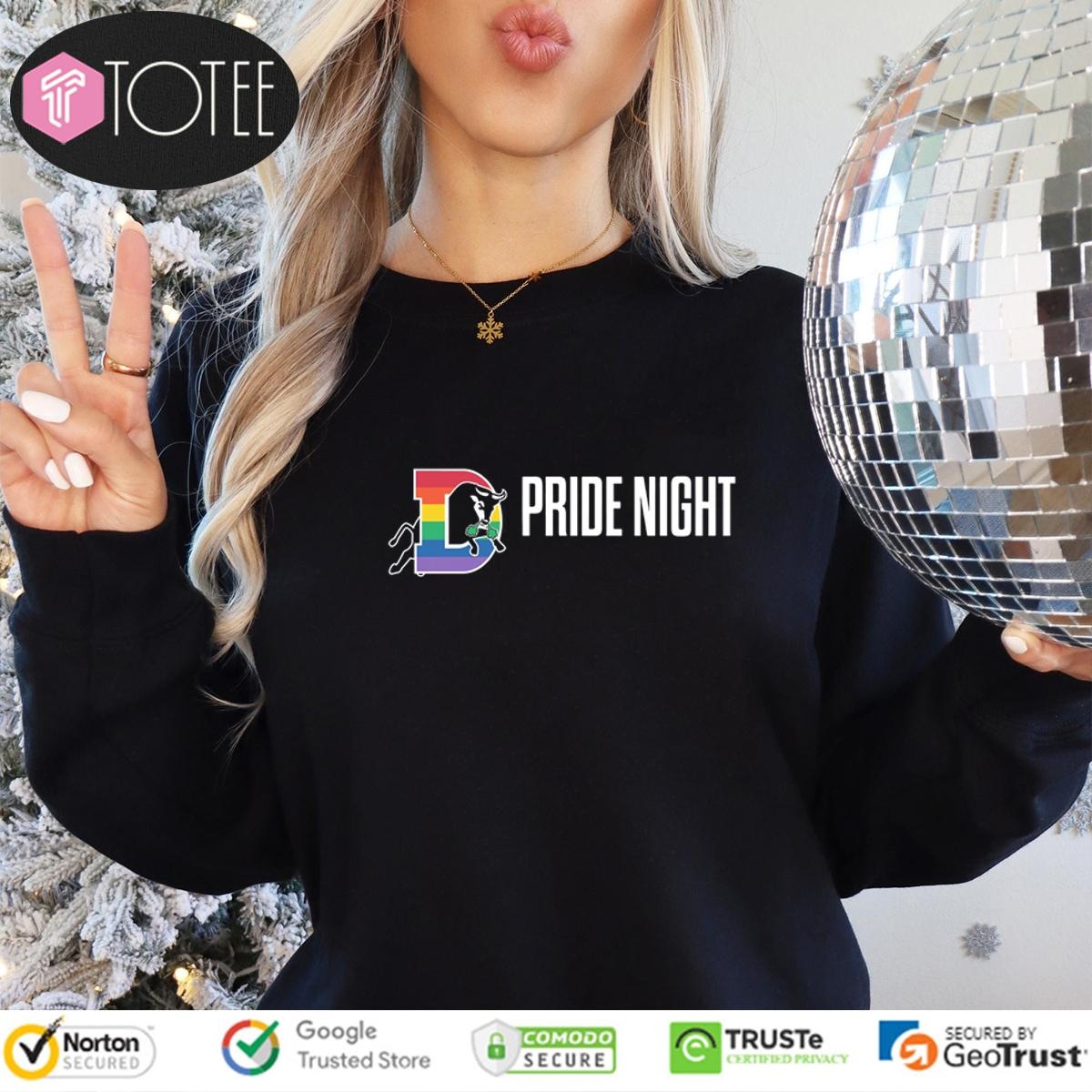 Lgbt Pride Night Durham Bulls Logo Long Sleeve