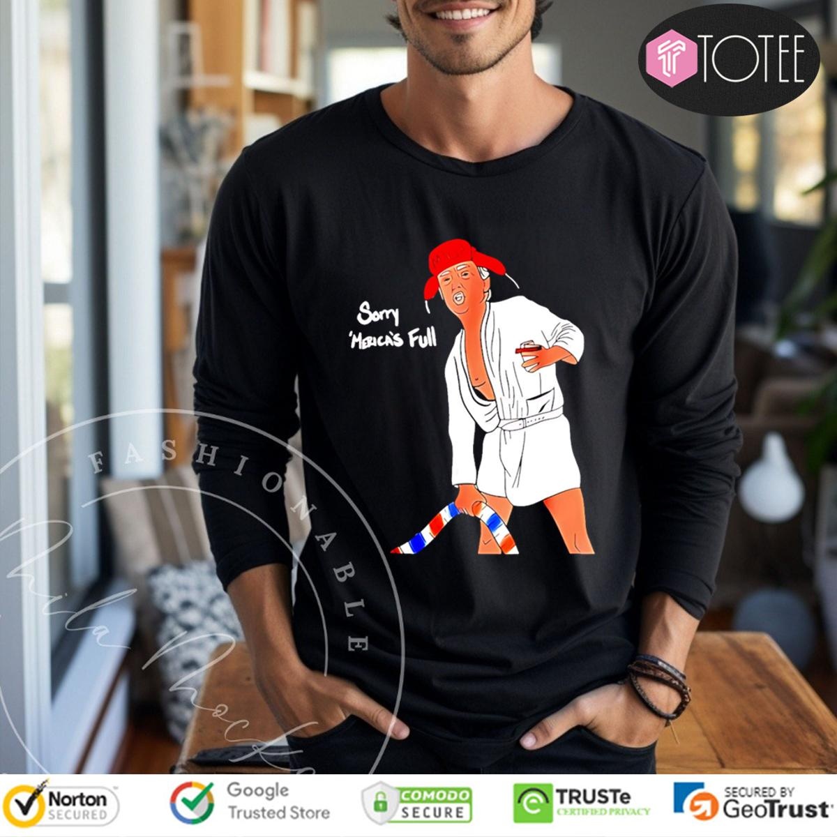 Trump Sorry America Full Ver National Lampoons Christmas Vacation Long Sleeve