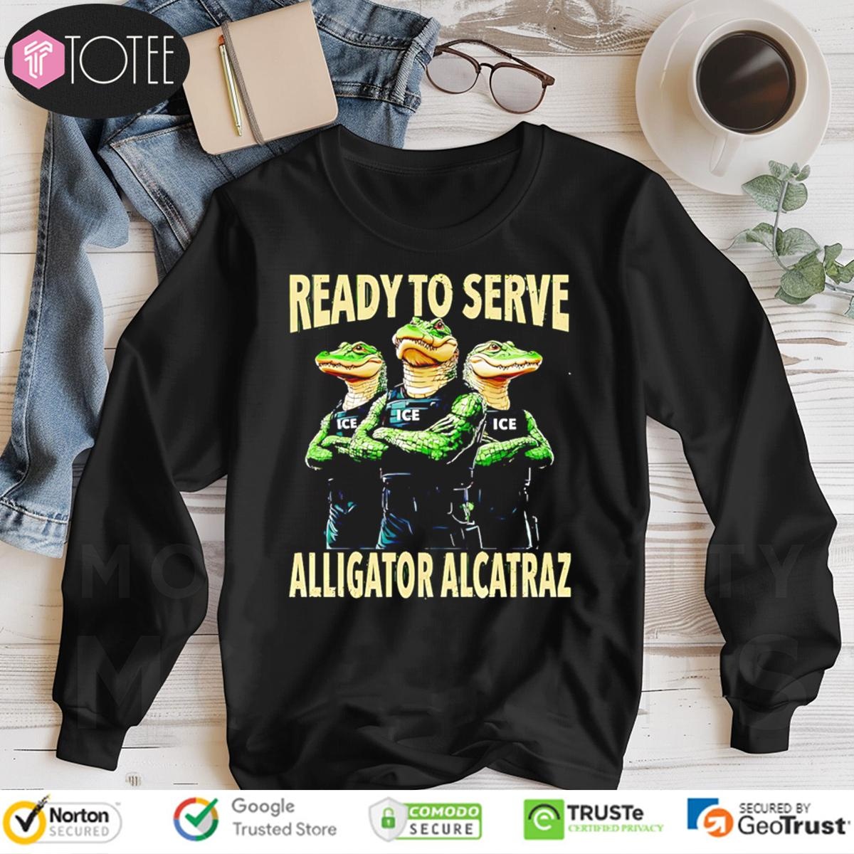Ready To Serve Alligator Alcatraz Ice Long Sleeve
