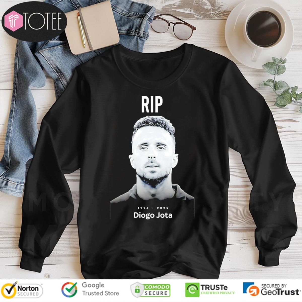 Rip Diogo Jota 1996-2025 Liverpool Fc Long Sleeve